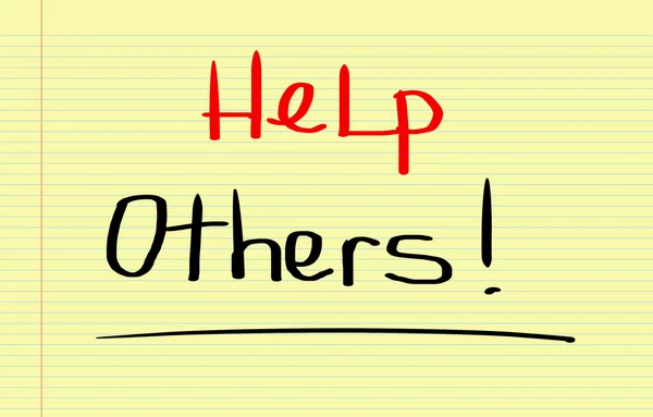 Help Others Concept — Stock Photo, Image