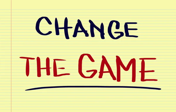 Change The Game Concept — Stock Photo, Image