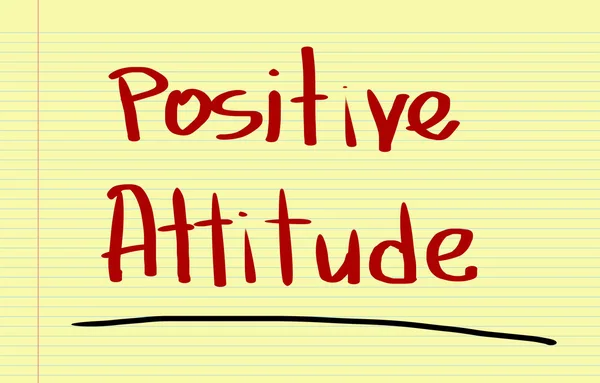 Positives Einstellungskonzept — Stockfoto