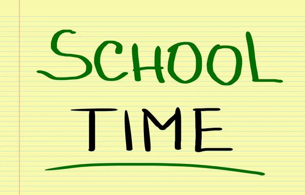 School tijd concept — Stockfoto