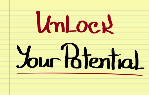 Unlock Your Potential Concept — Stock Photo, Image