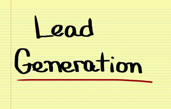 Lead generation koncept — Stockfoto