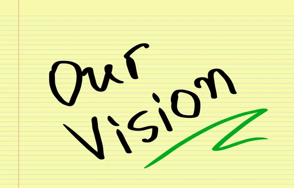 Our Vision Concept — Stock Photo, Image