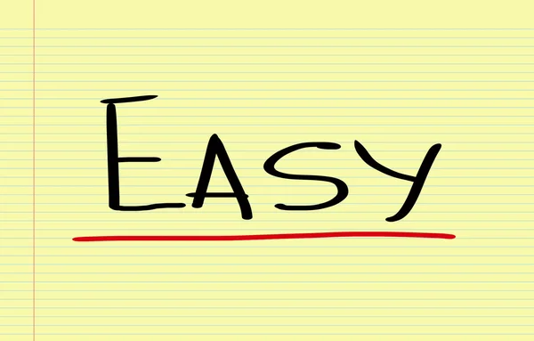 Easy Concept — Stock Photo, Image