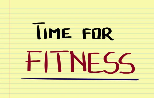 Time For Fitness Concept — Stock Photo, Image