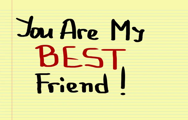 You Are My Best Friend Concept — Stock Photo, Image