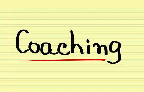 Concetto di coaching — Foto Stock