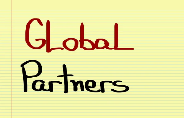 Concetto di partner globali — Foto Stock