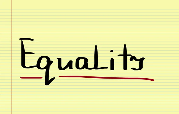 Eşitlik kavramı — Stok fotoğraf