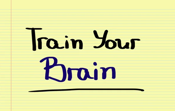 Train Your Brain Concept — Stock Photo, Image