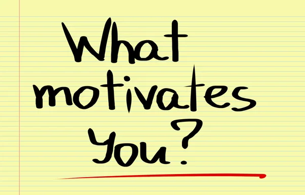 Was motiviert Sie? — Stockfoto