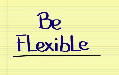 Be Flexible Concept clipart