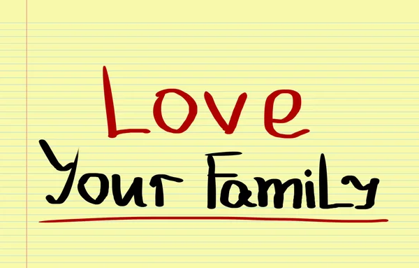 Love Your Family Concept — Stock Photo, Image