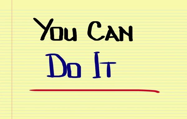 You Can Do It Concept — Stock Photo, Image