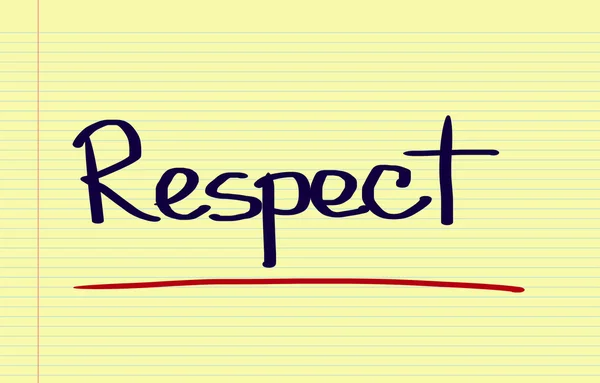 Concept de respect — Photo