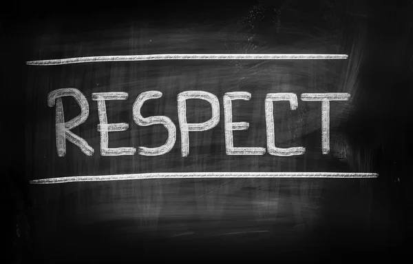 Respect concept — Stockfoto