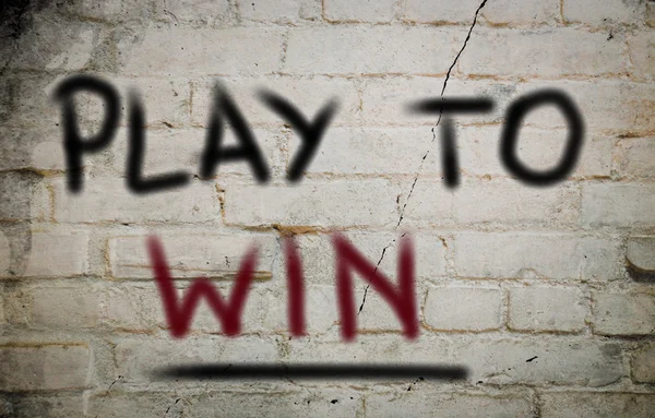 Play To Win Concept — Stock Photo, Image