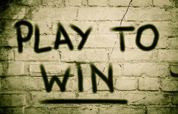 Play To Win Concept — Stock Photo, Image