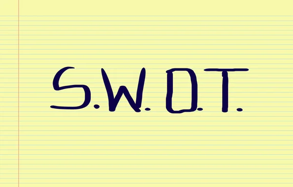 SWOT-concept — Stockfoto