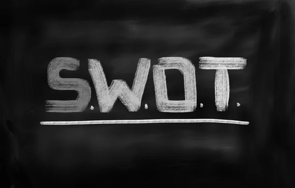 SWOT-концепція — стокове фото