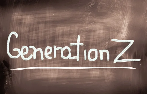 Generation Z Koncept - Stock-foto