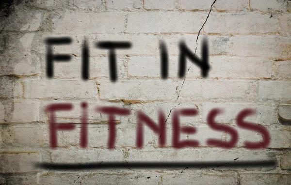 Adatto al concetto di fitness — Foto Stock