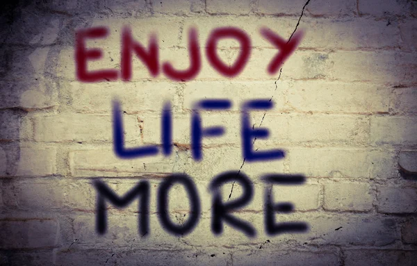 Enjoy Life More Concept — Stock Photo, Image