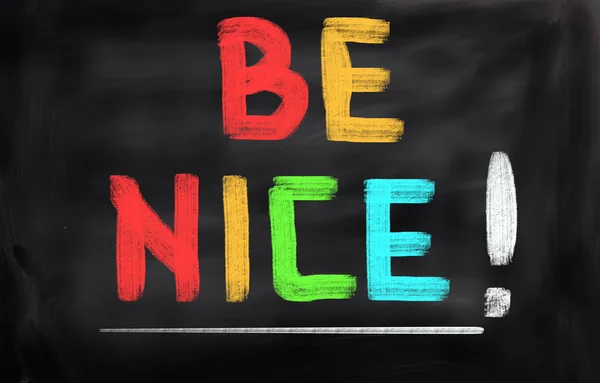 Be Nice Concept — Stock Photo, Image