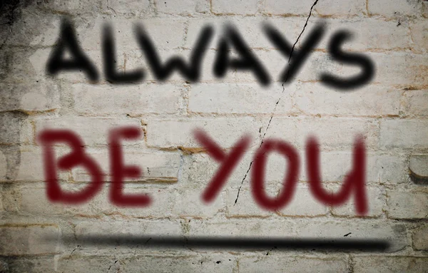 Always Be You Concept — Stock Photo, Image
