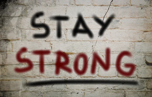 Stay Strong Concept — Stock Photo, Image