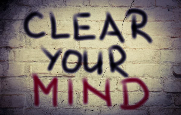 Clear Your Mind Concept — Stock Photo, Image