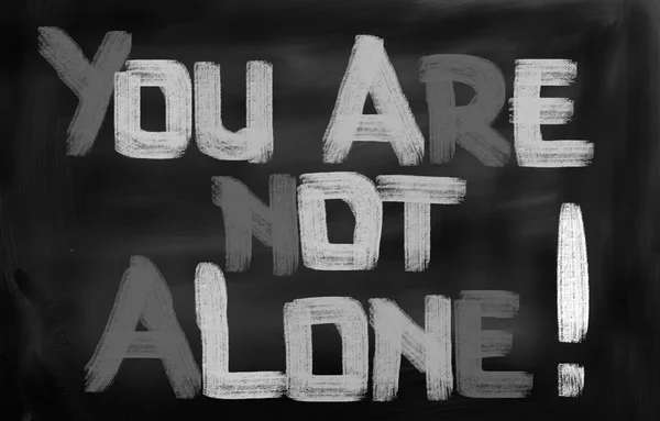 Вы не одиноки? — стоковое фото