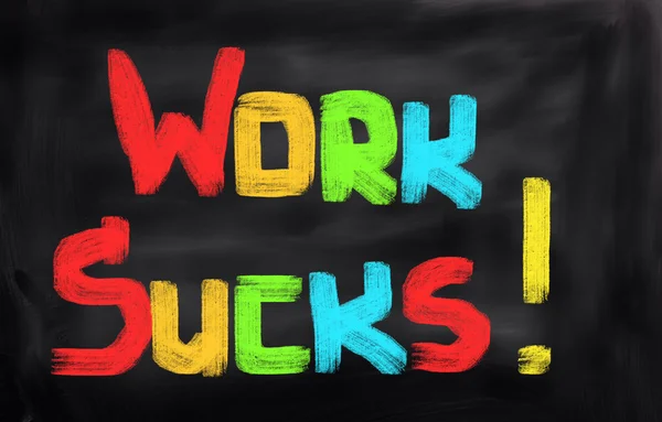 Work Sucks Concept — Stock Photo, Image