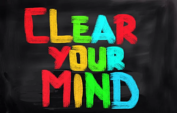 Clear Your Mind Concept — Stock Photo, Image