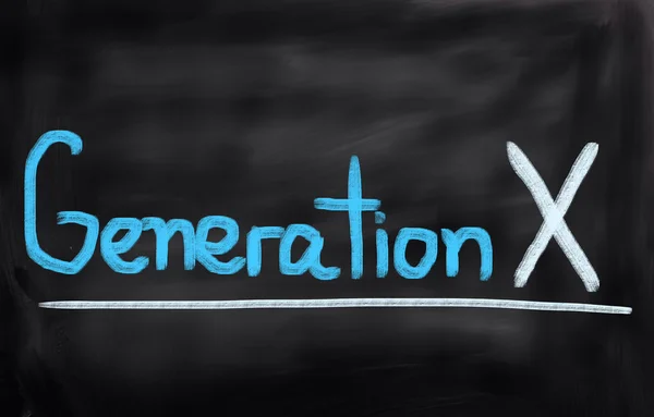 Generation X Konsept — Stok fotoğraf