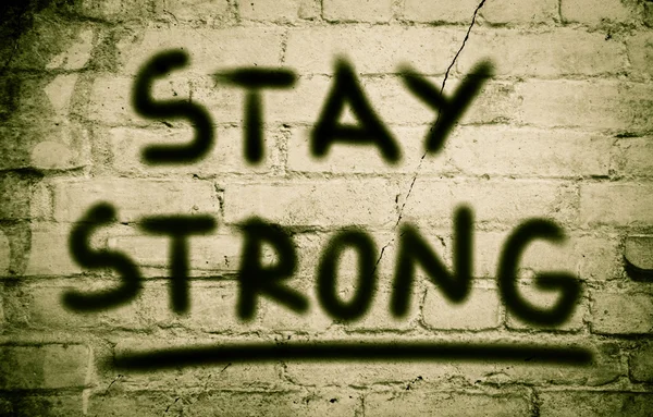 Stay Strong Concept — Stock Photo, Image