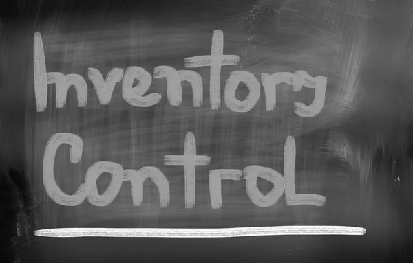 Conceito de Controle de Inventário — Fotografia de Stock