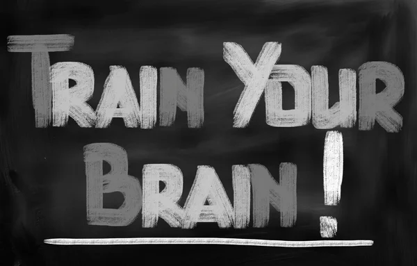 Train Your Brain Concept — Stok fotoğraf