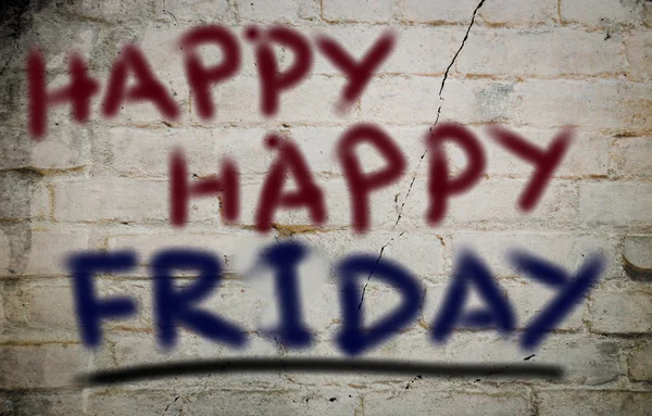 Happy Happy Friday Concept — Stock Photo, Image