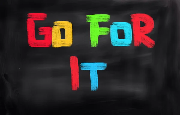 Go For It Concept — Stock Photo, Image