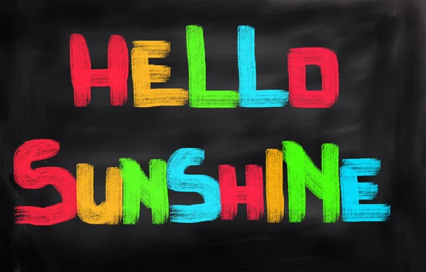 Hello Sunshine koncepció — Stock Fotó