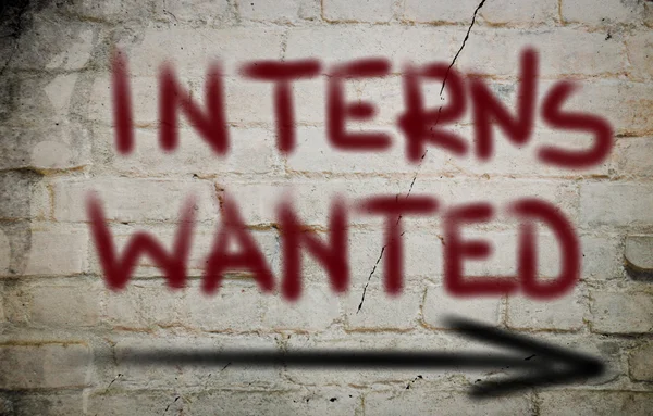 Interns Wanted Concept — Stock Photo, Image