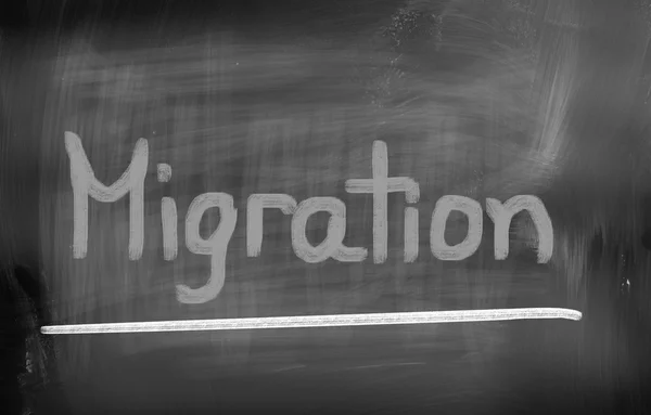 Migrationskonzept — Stockfoto