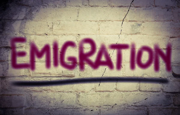 Migrationsbegrepp — Stockfoto