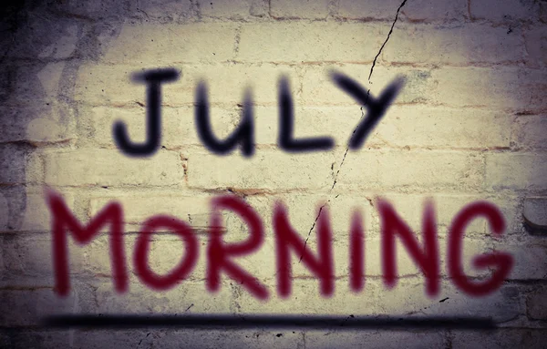 Concept du matin de juillet — Photo