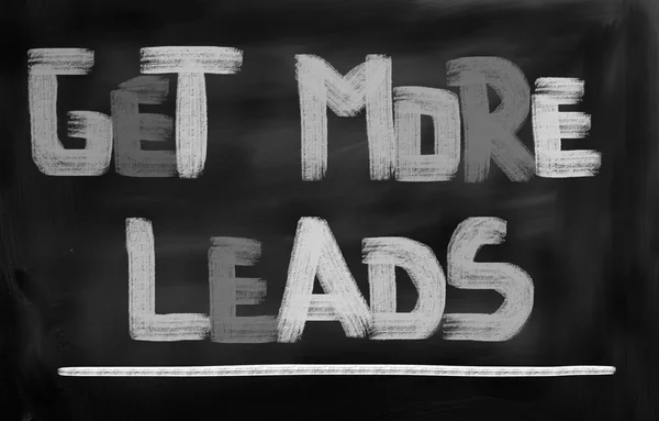 Get More Leads Concept — Stock Photo, Image