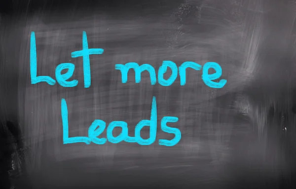 Let More Leads Concept — Fotografie, imagine de stoc