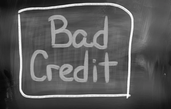 Bad Credit Concept — Stock Photo, Image