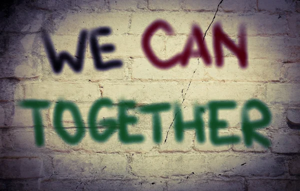 We Can Together Concept — Stock Photo, Image