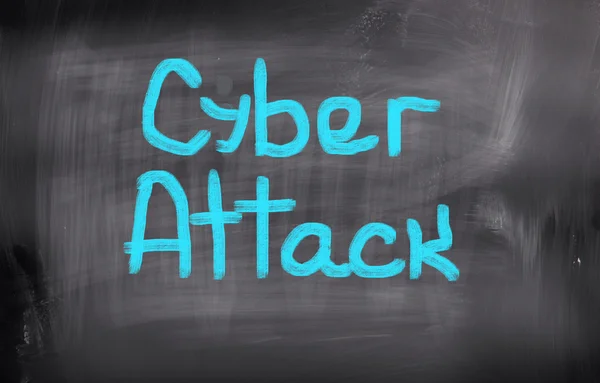 Cyberattack koncept — Stockfoto